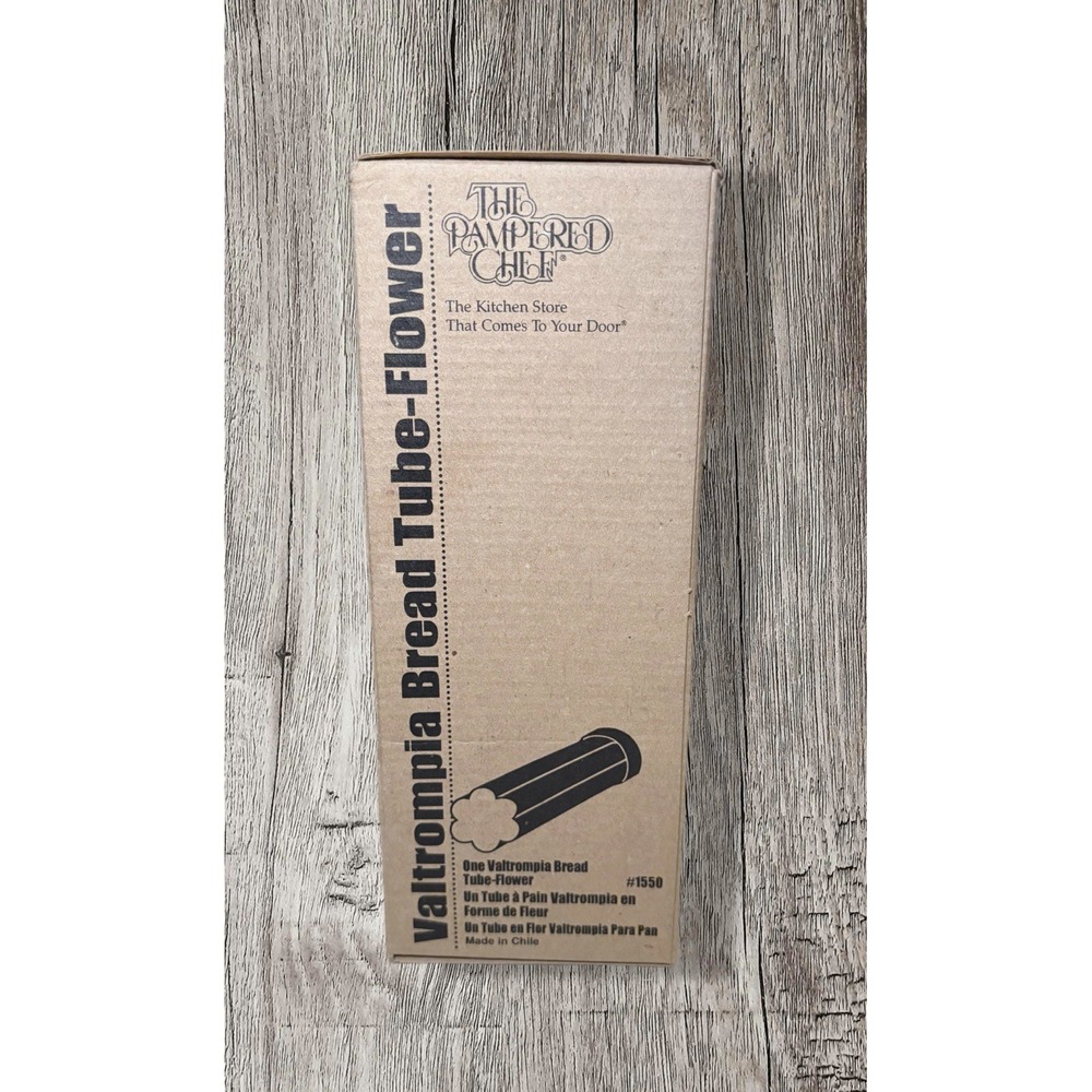 Pampered Chef Valtrompia Bread Tube Flower Shape #1550.